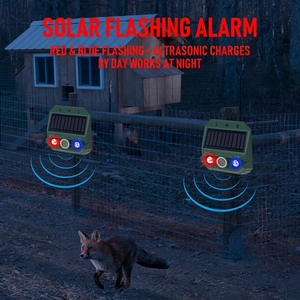 Repellente Solare Ecologico a Ultrasuoni per Animali, Economico, da Appendere, a 360 Gradi, in ABS, per Uccelli, Cani, Gatti, Scimmie, Cervi, Topi - Product Image 3