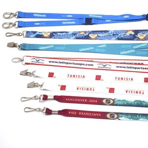 Lanière personnalisée avec logo, porte-badge et porte-clés pour homme/femme - Cadeau promotionnel idéal - Product Image 3