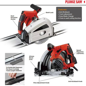 Powerful 1200-Watt Plug-in Professional Circular Saw <b>Power</b> <b>Tool</b> for Wood Metal Ceramic Stone Cutting - Product Image 4