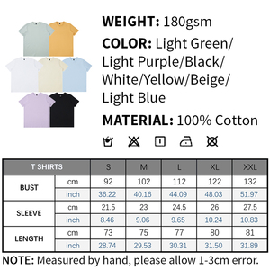 Camiseta Ligera de Algodón 100% para Hombre, 180 g/m², Lisa, Teñida, Corte Regular, Cuello Redondo, Ecológica, con Impresión de Logotipo - Product Image 4