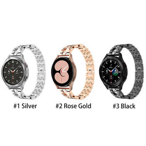 Correa de reloj inteligente de diamante de acero inoxidable delgada de alta calidad, Correa personalizada más nueva para Samsung para <span class=keywords><strong>Galaxy</strong></span> <span class=keywords><strong>Watch6</strong></span> <span class=keywords><strong>Pro</strong></span> - Product Image 6