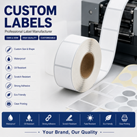 Etiquetas Adhesivas de Papel Impermeable de 4x6 Pulgadas para Envío, Impresora Térmica de Formato Continuo, Uso en Supermercados, 500 Etiquetas por Paquete