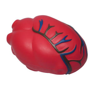 Balles anti-stress anatomiques personnalisées en forme <span class=keywords><strong>de</strong></span> cœur, avec logo promotionnel, en mousse PU, détails des veines, cadeau <span class=keywords><strong>de</strong></span> <span class=keywords><strong>cardiologie</strong></span>, pour bureau et éducation - Product Image 4
