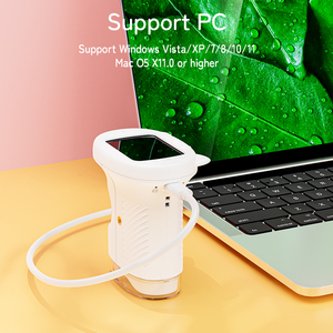 <span class=keywords><strong>Microscope</strong></span> numérique portable Inskam 386 avec 8 LED vidéo, loupe électronique 1000X, écran de 2,4 pouces pour la formation scientifique - Product Image 4