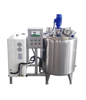 Réservoir de pasteurisation en acier inoxydable de qualité 50L, moteur 2,2KW 380V, excellent prix pour l'usine laitière, production de fromage, chauffage du lait