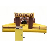 Machine de rodéo gonflable en PVC certifiée CE, facile à installer, pour adultes, jeu sportif, grand modèle d'extérieur