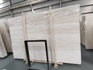 Slab SHIHUI Wholesale Modern Design Polished Italian Super White Travertine Slab Indoor And Outdoor Wall Floor For Hotels