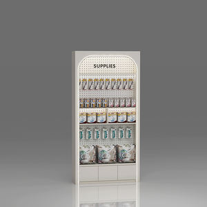 Expositor de Panel Perforado Personalizable con Ganchos Ajustables para Colgar Productos <span class=keywords><strong>en</strong></span> Exposiciones y Estantes de Tiendas Maternales e Infantiles - Product Image 1