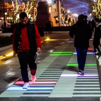 Rigeba Offre Spéciale interactif imperméable géant piano led piste de danse pour le paysage