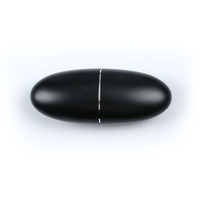 Étui à lunettes portable, boîte de rangement rigide en aluminium multicolore en forme de balle, boîte de protection pour lunettes en métal