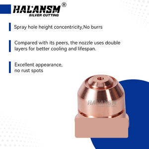 Halansm Chine – Kit d'électrodes et buses de découpe plasma Powmax125 de bonne qualité (220971 220977) / Compatible <span class=keywords><strong>Bernard</strong></span> – Garantie 3 ans - Product Image 3