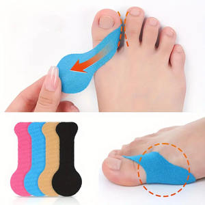 Pita olahraga lintas batas dengan stiker anti-jari, stiker Valgus jempol ortopedi pelindung anti-aus pre-cut untuk belahan jari kaki besar - Product Image 2