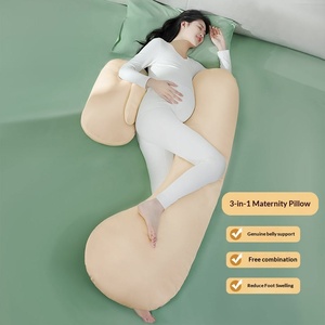 Oreiller de <span class=keywords><strong>grossesse</strong></span> de haute qualité, personnalisable, disponible en plusieurs couleurs, avec soutien abdominal - Product Image 1