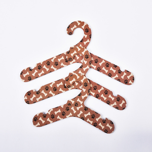 カスタムプリント再生紙ハンガー 子犬と犬用ハーネス ペット服ハンガー - Product Image 1