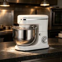 Batteur Planétaire Électrique Compact 1500W en Acier Inoxydable Premium 8L 3-en-1 : Robot Culinaire, Hachoir à Viande et Mixeur pour la Maison