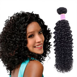 Extensiones de Cabello Brasileño Rizado Jerry/<span class=keywords><strong>Kinky</strong></span> <span class=keywords><strong>Curly</strong></span>, Doble Trama a Máquina, Envío Global, Venta al Por Mayor - Product Image 6