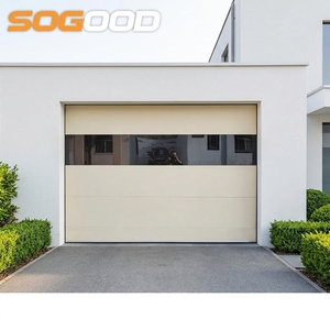 <span class=keywords><strong>Porte</strong></span> <span class=keywords><strong>de</strong></span> <span class=keywords><strong>garage</strong></span> résidentielle moderne en acier sur mesure avec fenêtres, étanche, finition automatique, sectionnelle, <span class=keywords><strong>enroulable</strong></span>, pour villa - Product Image 2