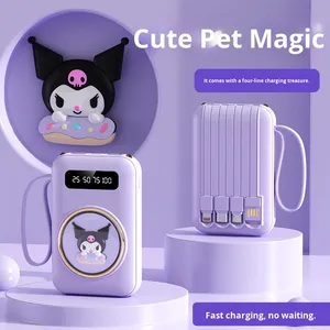 Phim Hoạt Hình Mới Công Suất Lớn Ngân Hàng Điện Với Được Xây Dựng Trong Cáp 20000MAh Nhỏ Gọn Xách Tay Điện Thoại Di Động Quà Tặng Bán Buôn Trung Quốc Mô Hình 279 - Product Image 1