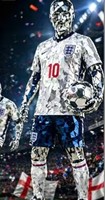 Costume de Scène Futuriste pour Joueurs de Football : Effet Miroir, Sportif, Éblouissant, Argent, Rouge, Vert, en Acrylique, pour Spectacle et Danse Mécanique