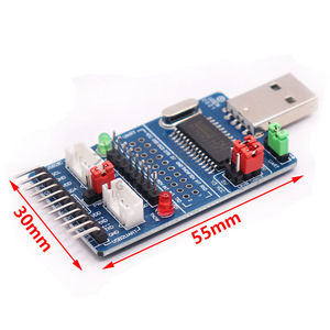Adaptateur USB vers I2C IIC SPI UART TTL ISP, convertisseur parallèle EPP MEM 55x30mm - Product Image 1