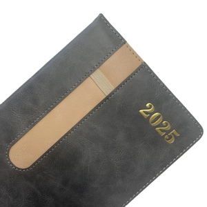 Journal personnalisé en cuir végétalien YUHE pour médecins avec diviseur d'onglet mensuel B5 Agenda personnalisé 2025 - Product Image 3
