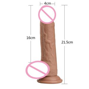 ดิลโด้สมจริงพร้อมซิลิโคนเหลวและถ้วยดูดแรงสูงเครื่องกระตุ้น G Spot และทวารหนักของเล่นทางเพศสำหรับผู้ใหญ่สำหรับคู่รักผู้หญิงผู้ชาย - Product Image 4