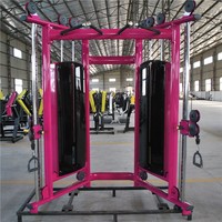 Station de musculation murale avec système de poulies réglable pour la maison – Équipement de fitness et machine d'entraînement fonctionnel