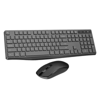 Tam boyut 104 tuşları 2.4G ofis sessiz bilgisayar klavye multimedya kablosuz klavye ve fare Combo PC Tablet Laptop için