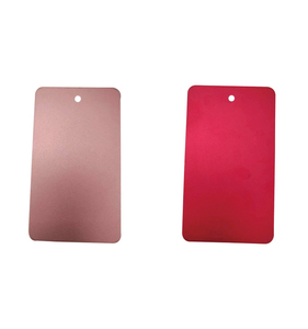 Anodisation personnalisée couleur gravée au laser métal aluminium mode étiquettes à bagages fête nationale noël pâques LANXUN LX2642 amour - Product Image 5