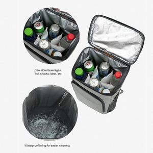 Thermal Bag Backpack for Beer Camping Bag Large Capacity Waterproof Cooler Backpack <b>Insulated</b> Bag <b>Lunch</b> <b>Box</b> - Product Image 4