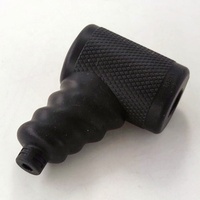 Connecteur coaxial RF à angle droit de type N 1/4'' avec protection de câble coaxial super flexible et manchons de protection en caoutchouc tressé