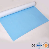 Papier pour affiches couleur bleu 120g 150g/m² pour imprimantes éco-solvant, panneaux publicitaires et graphiques d'affichage