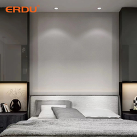 Plafonnier encastré LED ERDU 18W carré, lumière LED en aluminium, spectre complet COB, spot encastré COB