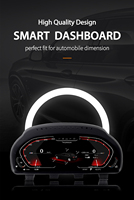 Pantalla Táctil Capacitiva HD de 12.3 Pulgadas con CarPlay Inalámbrico y Android Auto para el Tablero de Instrumentos de las Series 5 F10 F11 F12 F15 F16 F06 F07 F25 F26