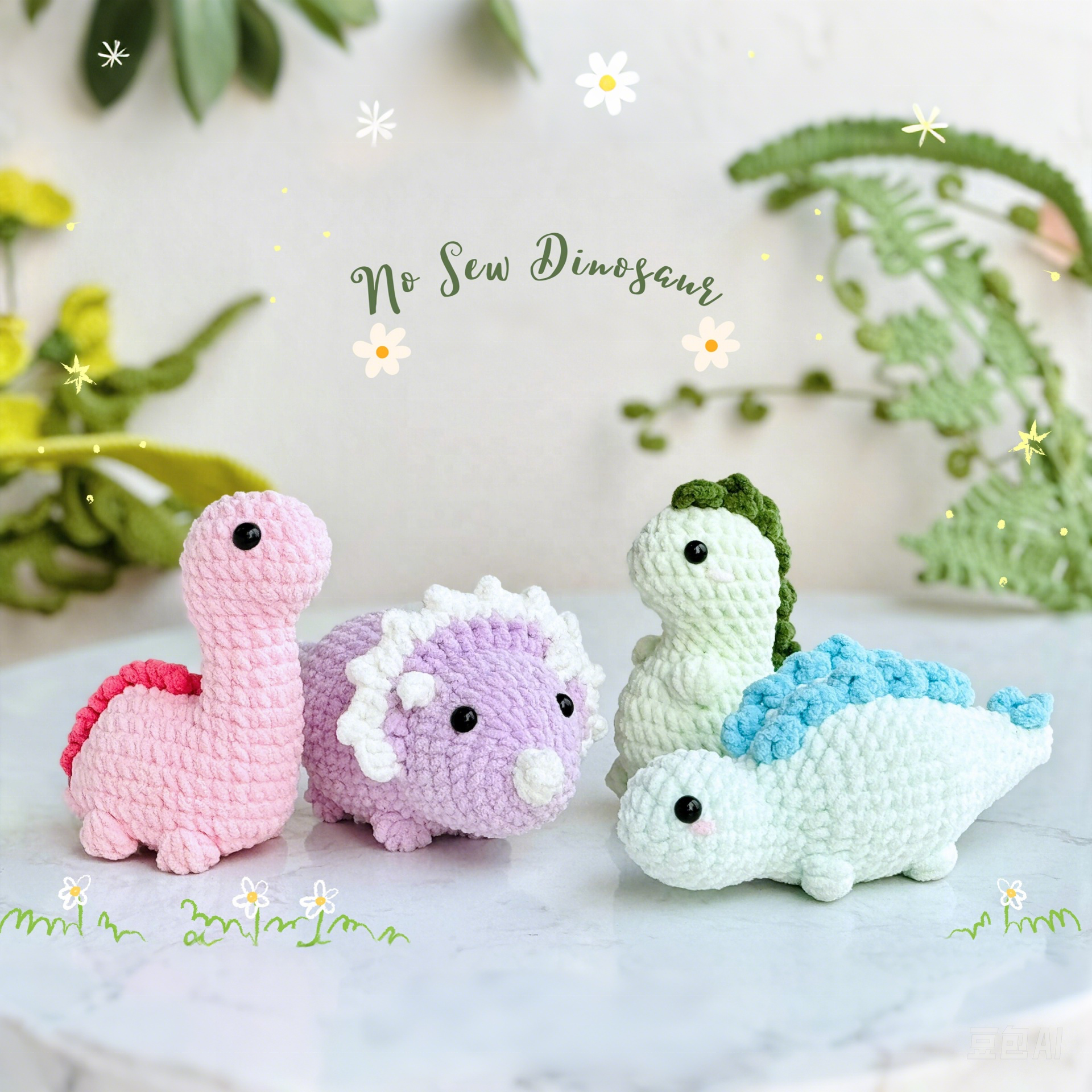 Crochet SuÃ©ter Peluche Mujer Crochet Paso SuÃ©ter De Dinosaurio A