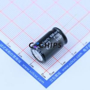 Condensador Electrolítico de Aluminio de Orificio Pasante KM220M450I200A, Componente de Orificio Pasante (THT), D13xL20mm 22uF 20% 450V 5mm - Product Image 2