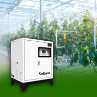 Système de brumisation pour serre en acier inoxydable haute pression 100 bars, brumisateur électrique télécommandé pour l'humidification et le refroidissement des plantes