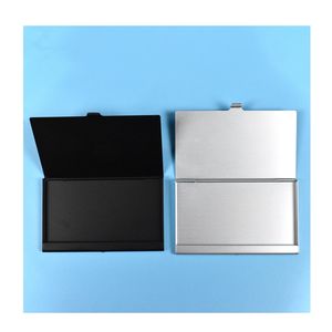 Pemegang kartu bisnis logam polos, pemegang kartu bisnis ukiran Laser untuk promosi - Product Image 1