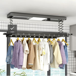 ชั้นวางเสื้อผ้าอัจฉริยะแบบยกอัตโนมัติพัดลมระบายอากาศหลายแบบดีไซน์ประหยัดพื้นที่ - Product Image 2