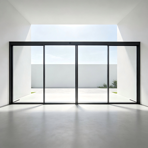 Porte coulissante à cadre fin Deioux, gain de place, avec système de double vitrage insonorisé pour balcon, prix de gros - Product Image 1