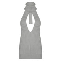 Robe pull style japonais une pièce, dos nu, sexy, en tricot, robe pull 'Virgin Killer' sexy, robe pull 'Virgin Killer'