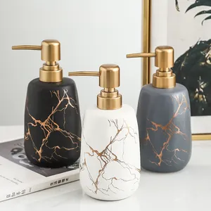 Textura <span class=keywords><strong>de</strong></span> cerámica Mármol Cerámica Accesorios <span class=keywords><strong>de</strong></span> baño Botella dispensadora Juego <span class=keywords><strong>de</strong></span> baño <span class=keywords><strong>de</strong></span> lujo <span class=keywords><strong>Dispensador</strong></span> <span class=keywords><strong>de</strong></span> jabón <span class=keywords><strong>de</strong></span> cerámica - Product Image 4