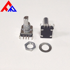 Encodeurs rotatifs étanches EC11 à 3 broches, à arbre plat, à arbre moleté, à insertion latérale, haute stabilité, vente en gros pour fabricants - Product Image 5