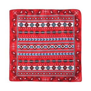 Wholesale Custom High-Quality Cotton Bandanas <strong>Boho</strong> Ethnic Print Square <strong>Scarves</strong> Cotton Handkerchiefs for <strong>Men</strong> &amp; Women - Product Image 3
