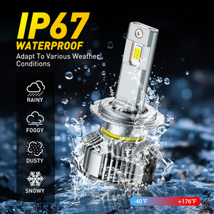 Kit de Conversión de Bombillas LED Auxito 9006 para Faros Delanteros, Luz Baja Súper Blanca, Paquete de 2 Bombillas Ajustables - Product Image 5