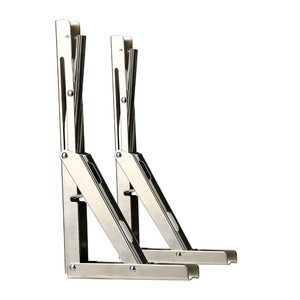 Supporto Pieghevole in Acciaio Inossidabile Resistente, Mensola Triangolare a Parete - Product Image 4