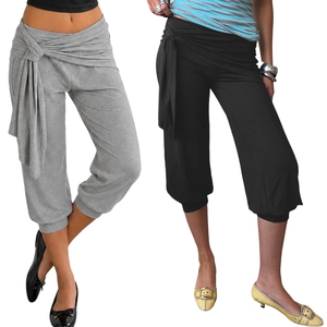 Cargo <b>Pants</b> Women Solid Color Elastic Drawstring Waist Casual <b>Summer</b> Regular Fit Breathable Eco-Friendly Anti-Pilling Daily Wear - Product Image 1
