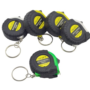 Mini cinta métrica retráctil <span class=keywords><strong>de</strong></span> 3 pies con llavero, tamaño <span class=keywords><strong>de</strong></span> bolsillo, 1 M, barra <span class=keywords><strong>de</strong></span> medición para niños, acero ABS pulgadas, centímetros, Sistema Métrico - Product Image 3