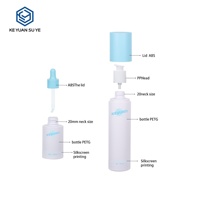 Flacon pompe en plastique de 100 ml, 120 ml, 150 ml, 3 oz, 4 oz, 5 oz, vaporisateur fin pour cosmétiques, vaporisateur facial, flacon compte-gouttes