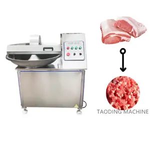 Cortadora de cuencos al vacío de taro aprobada por la CE, máquina cortadora de 200l para trituradora de carne y repollo